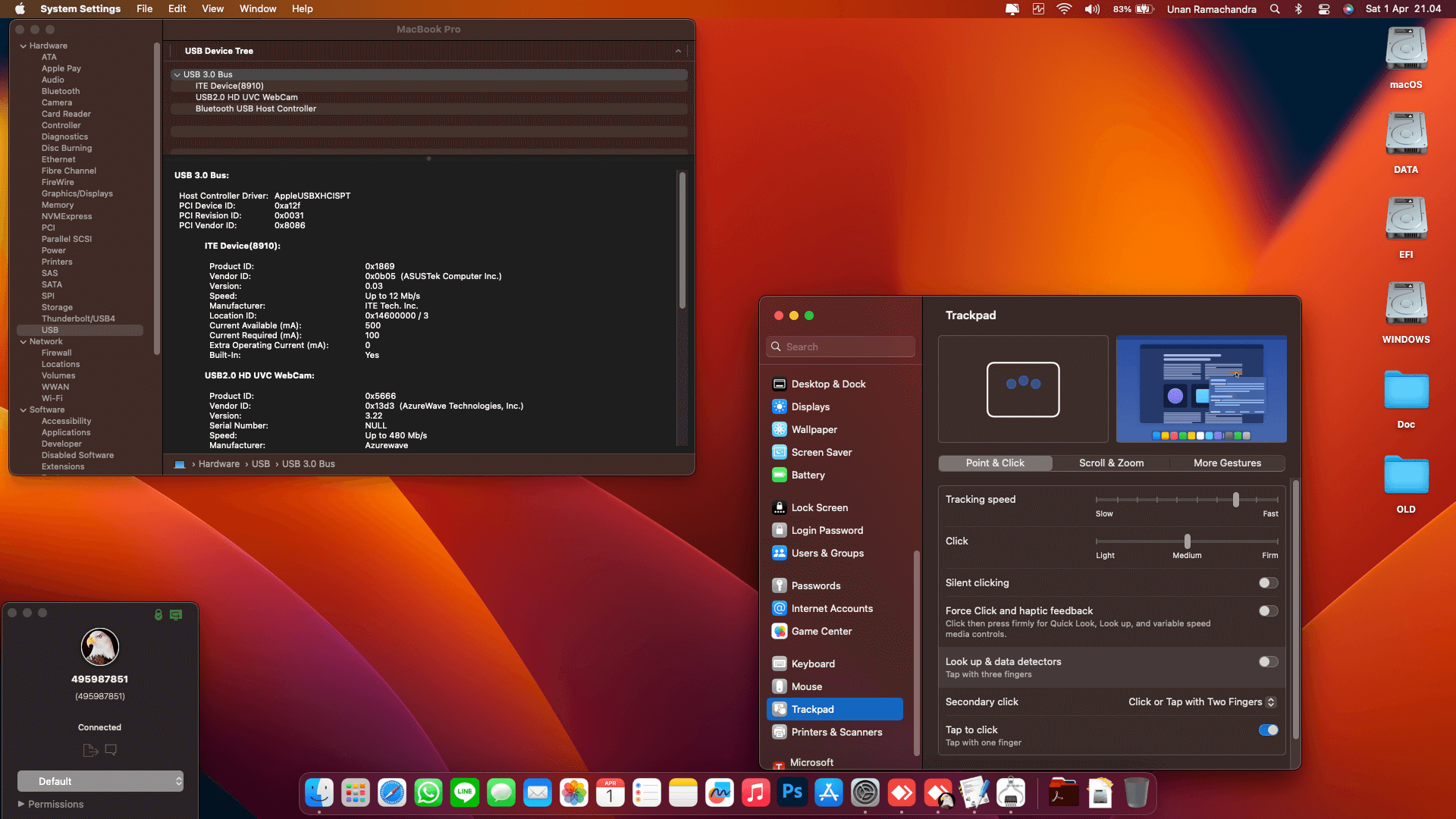 Asus TUF Gaming FX503VD E4310T [KabyLake   Intel HD 630 + I2C]   OpenCore 3